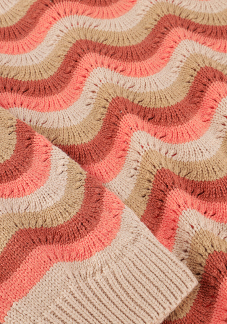 NONO G Kessy sweater waivy pattern - taupe - 110/116