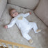 LIVING NATURE Babypakje Estelle zonder kraagje wit teddy hart - 0m