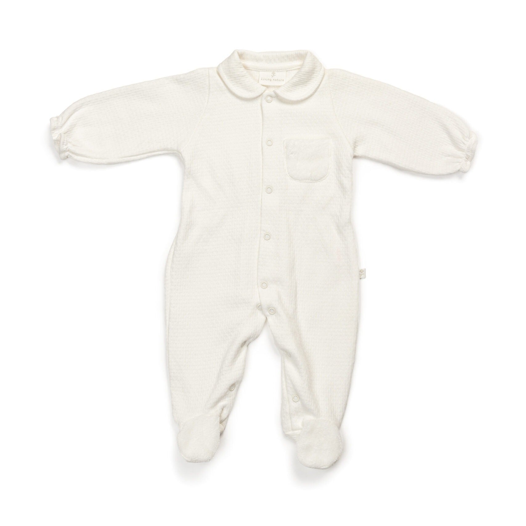 LIVING NATURE Babypakje Carole in coline met bont accent - 3m