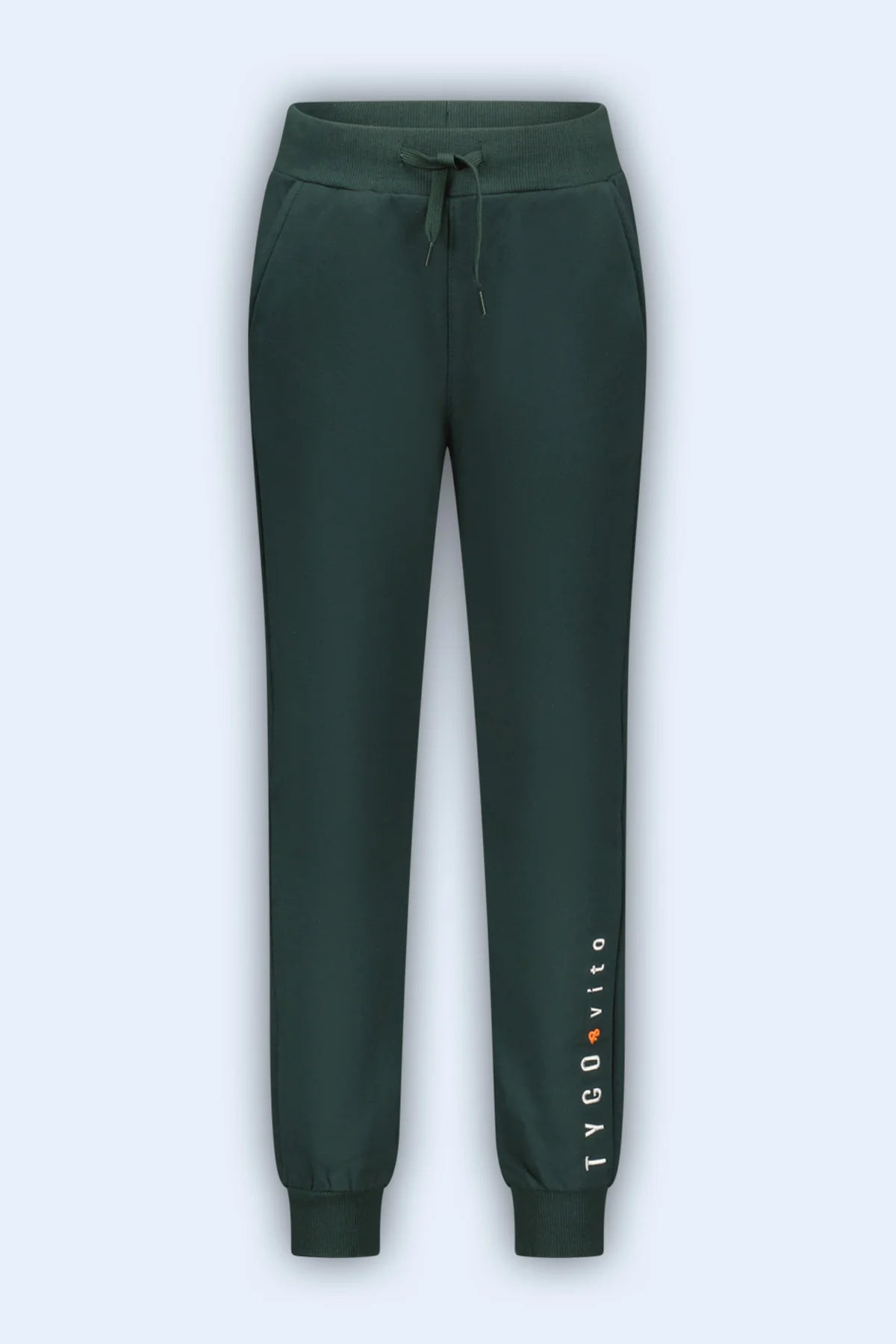 TYGO&VITO B TV jogpants embroid.- storm green - 110/116