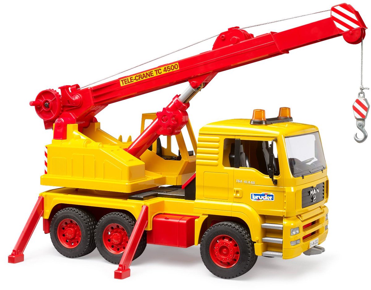 MAN Vrachtwagen met kraan - 50 jaar Bruder