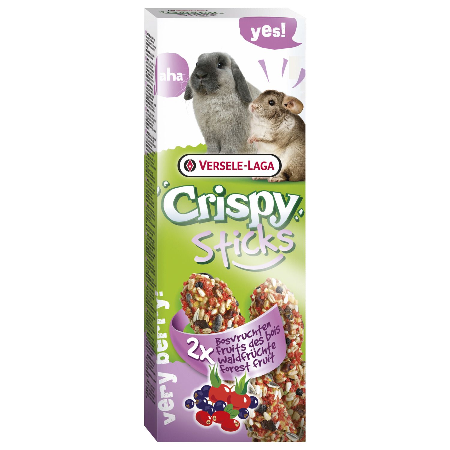 VERSELE Crispy - Sticks Konijnen-Chinchilla's Bosvruchten - 2 st