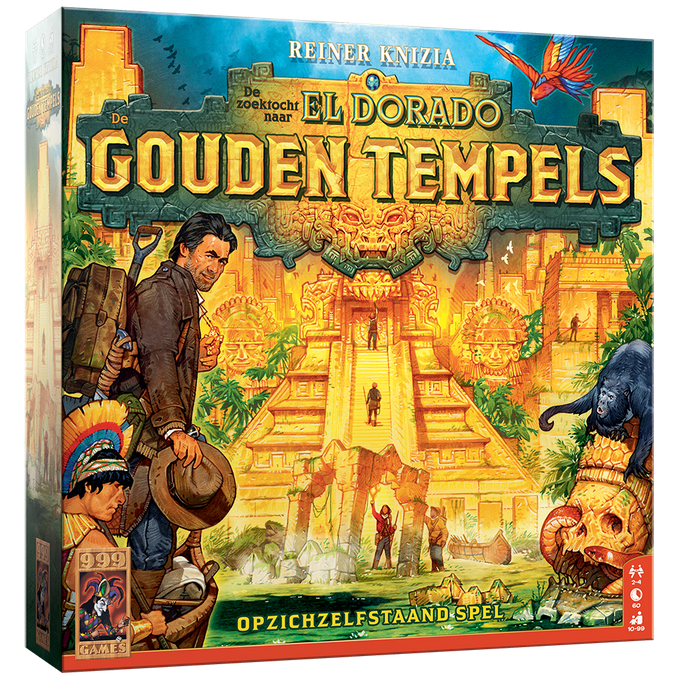 999 GAMES De Zoektocht naar El Dorado De Gouden Tempels - Bordspel