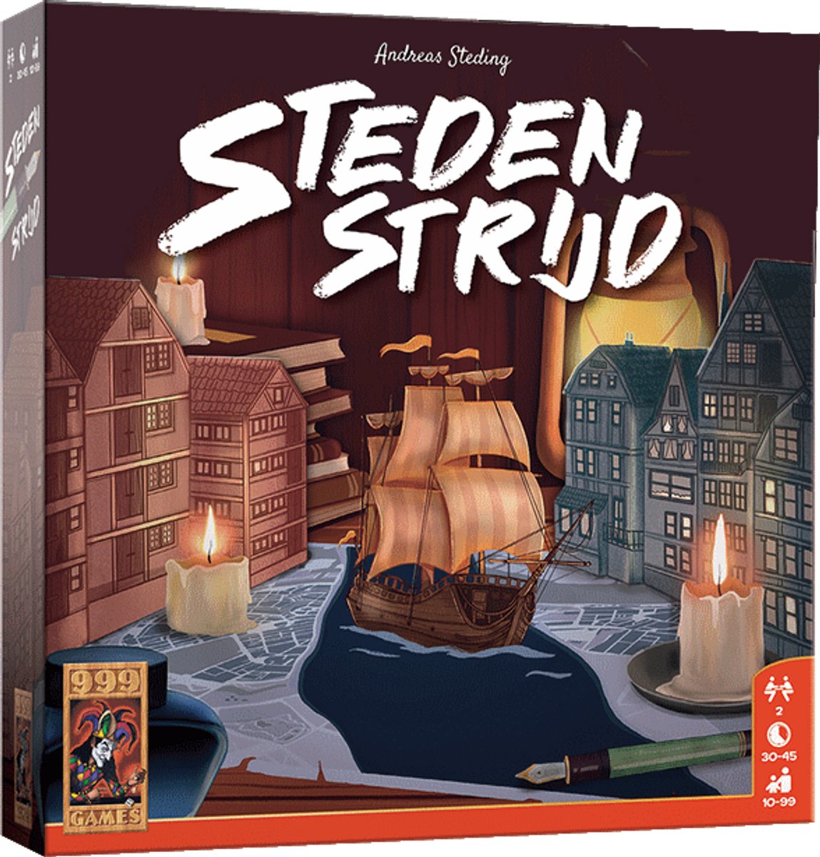 999 GAMES Stedenstrijd - Bordspel