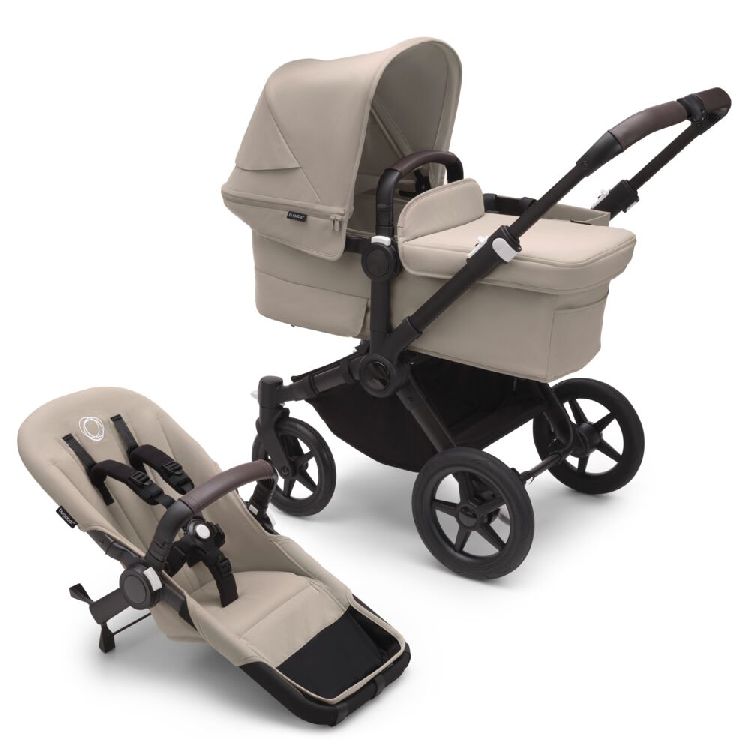 BUGABOO Donkey 5 mono compleet - zwart/ desert taupe