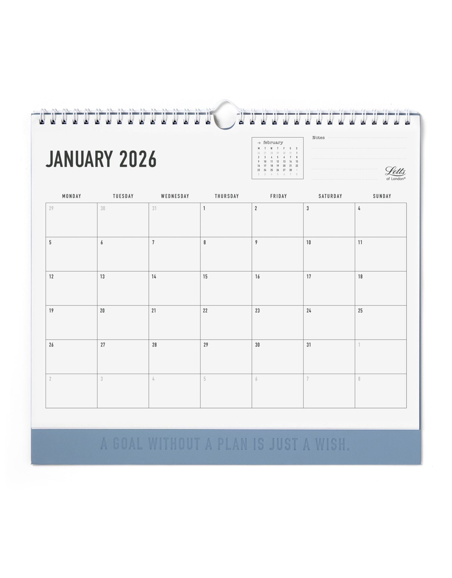 LETTS 2026 CONSCIOUS WALL CALENDAR ASSORTED