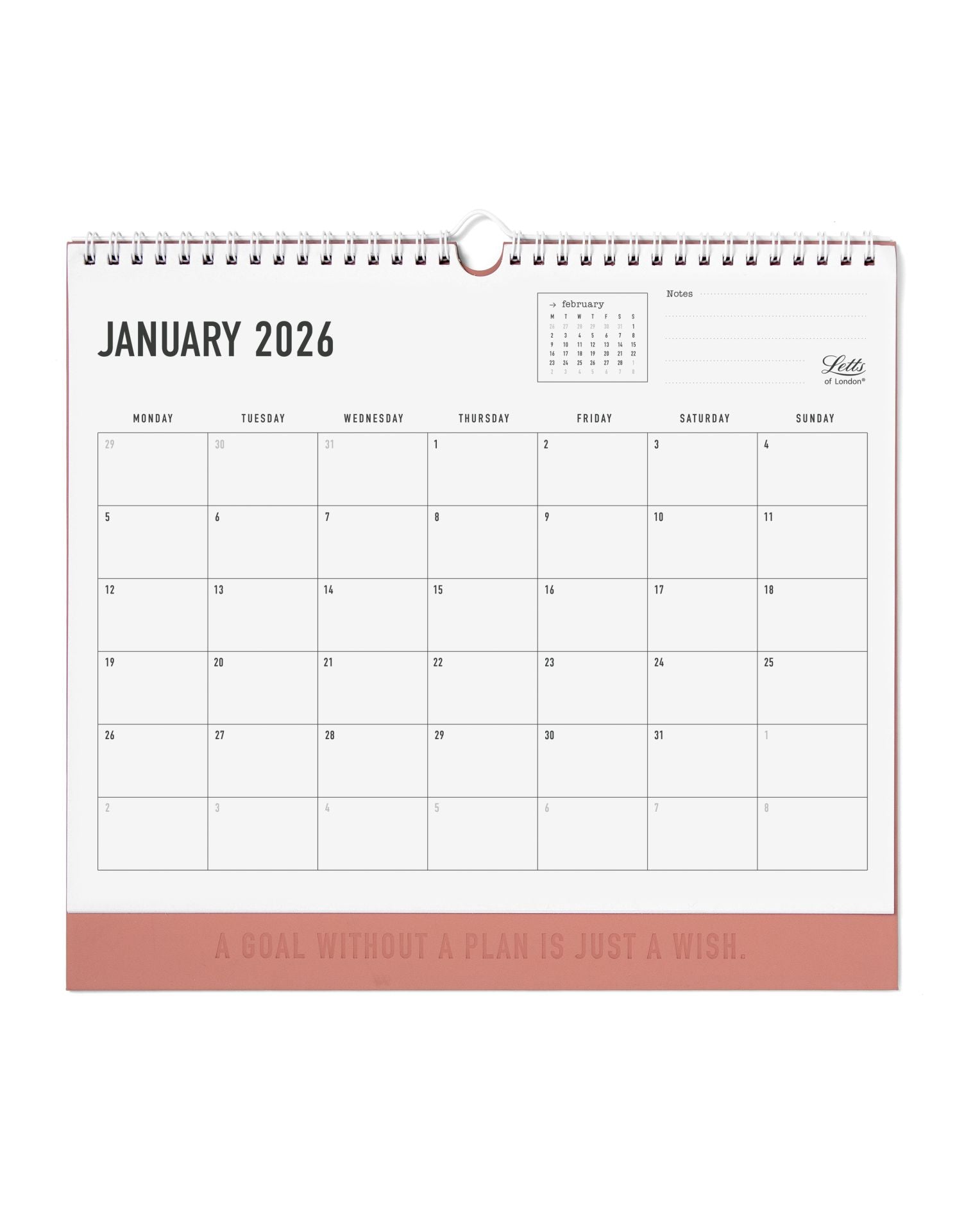 LETTS 2026 CONSCIOUS WALL CALENDAR ASSORTED