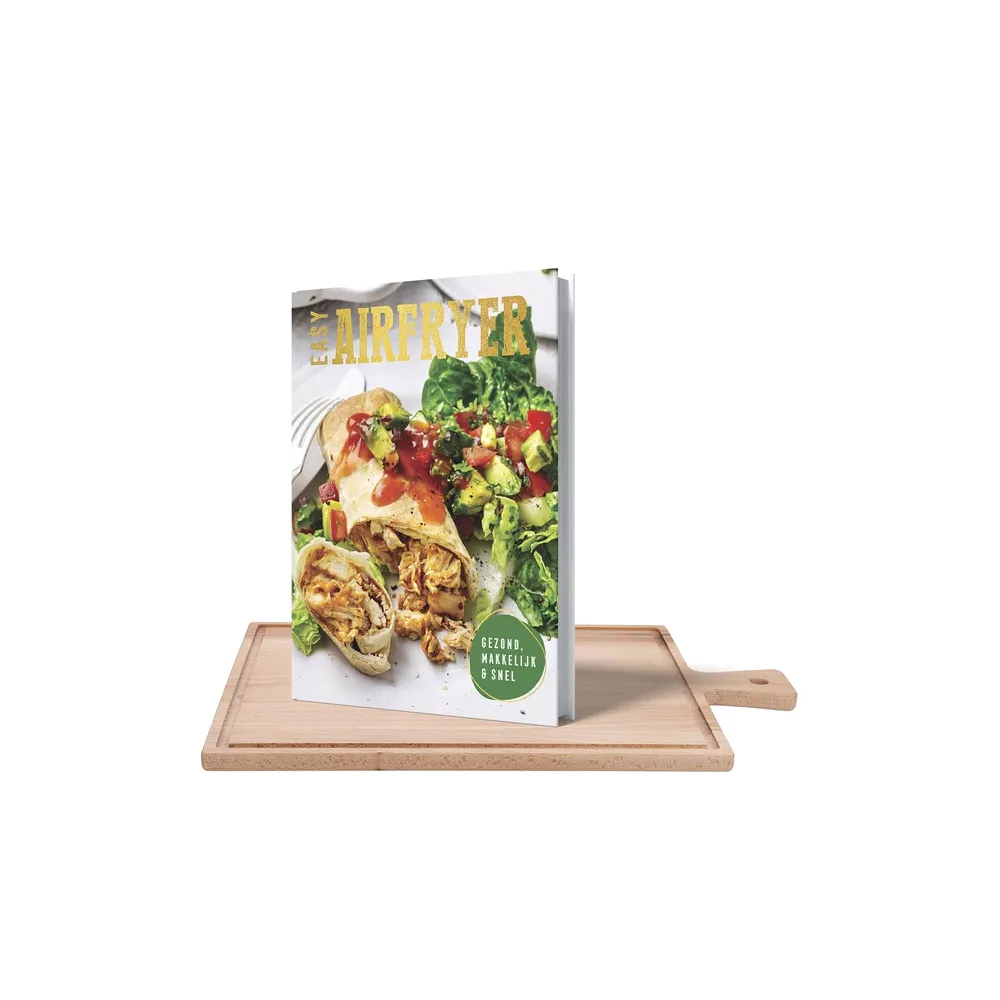 PUUR HOUT Set steakplank PH1742 + kookboek Easy airfryer