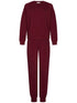 PASTUNETTE Dames homesuit - dark red - 46