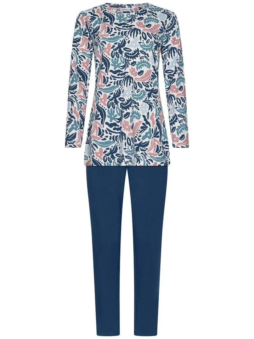 PASTUNETTE Dames pyjama - dark blue - 40