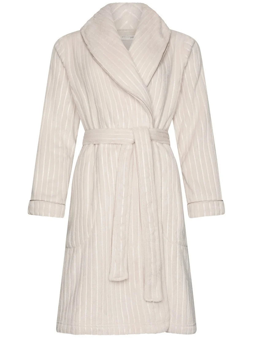 PASTUNETTE Dames morning gown (100 cm)- beige - XL