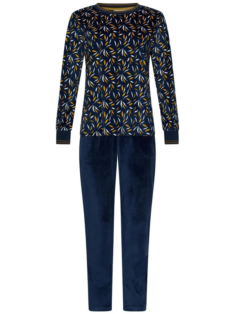 PASTUNETTE Dames pyjama - dark blue - 46