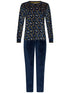 PASTUNETTE Dames pyjama - dark blue - 48