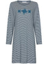 PASTUNETTE Dames nightdress (95 cm)- dark blue - 38