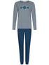 PASTUNETTE Dames pyjama - dark blue - 46