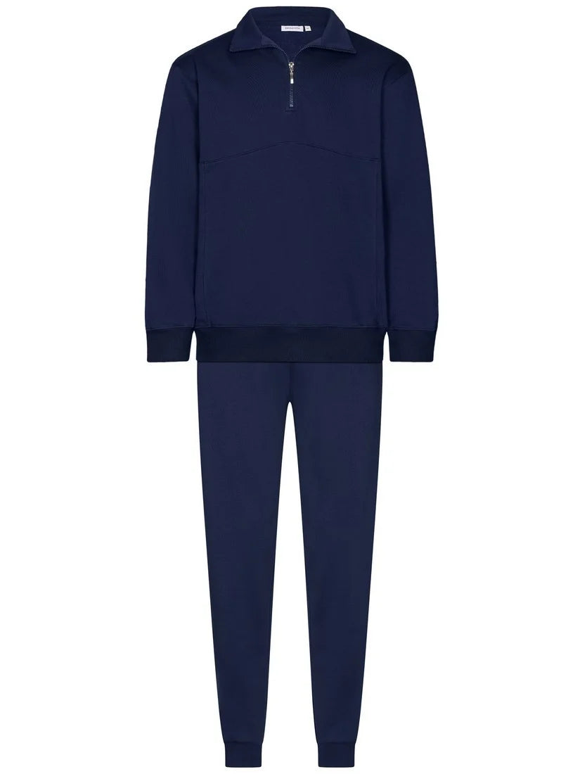 PASTUNETTE Heren sweatsuit with zipper - dark blue - XL