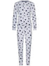 REBELLE Dames pyjama heart - light grey - 36