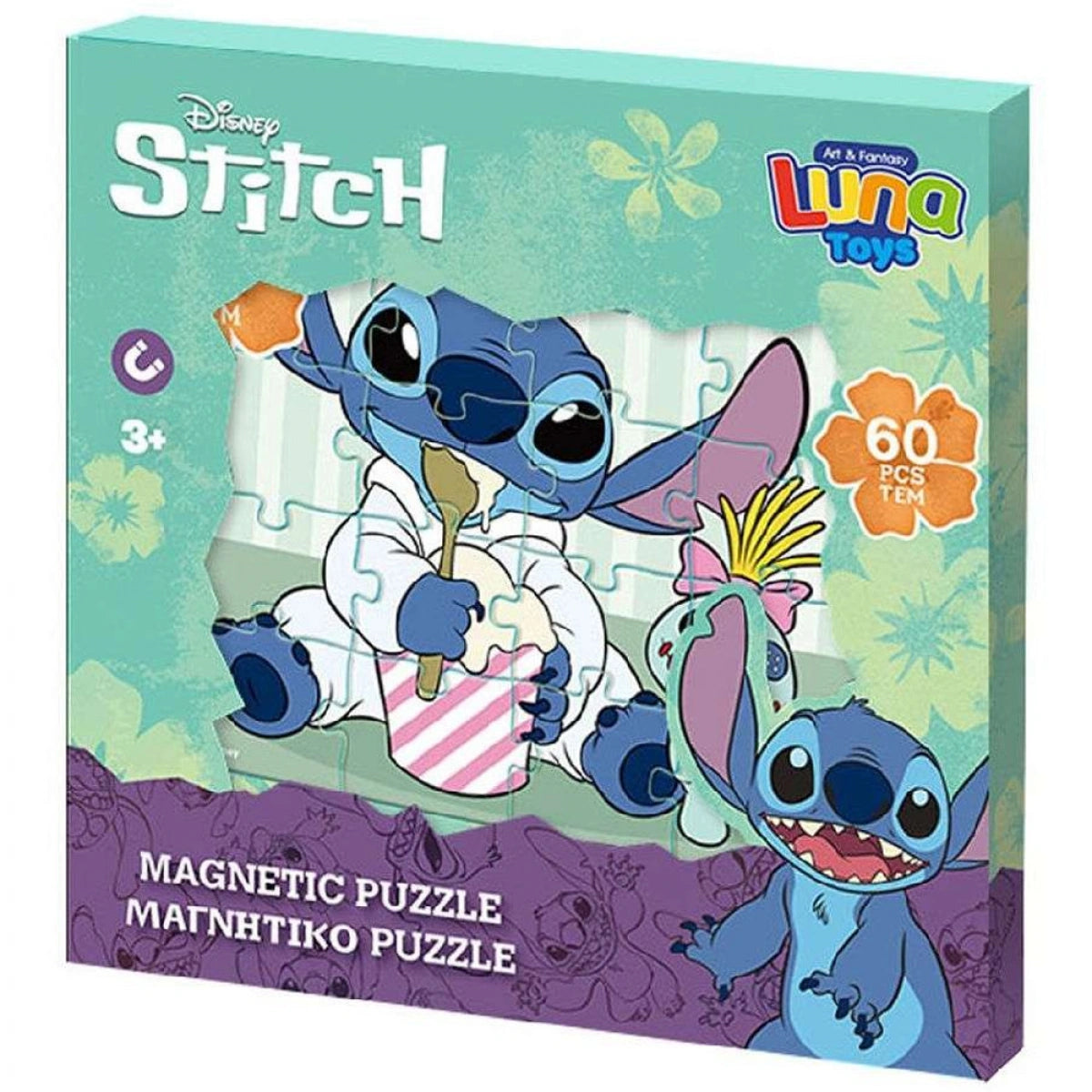 LILO & STITCH Magnetische puzzel - 60st.