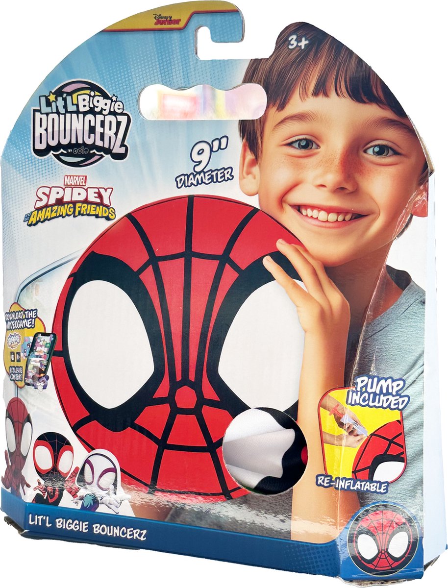 BIGGIES - Lit'l biggie bouncerz Spiderman TU