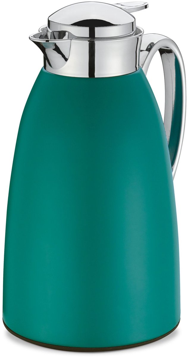 CILIO Venezia thermoskan 1L - dark green matt rvs met glazen binnenfles