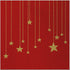 PPD Servetten 25x25cm - Stars On Canvas red