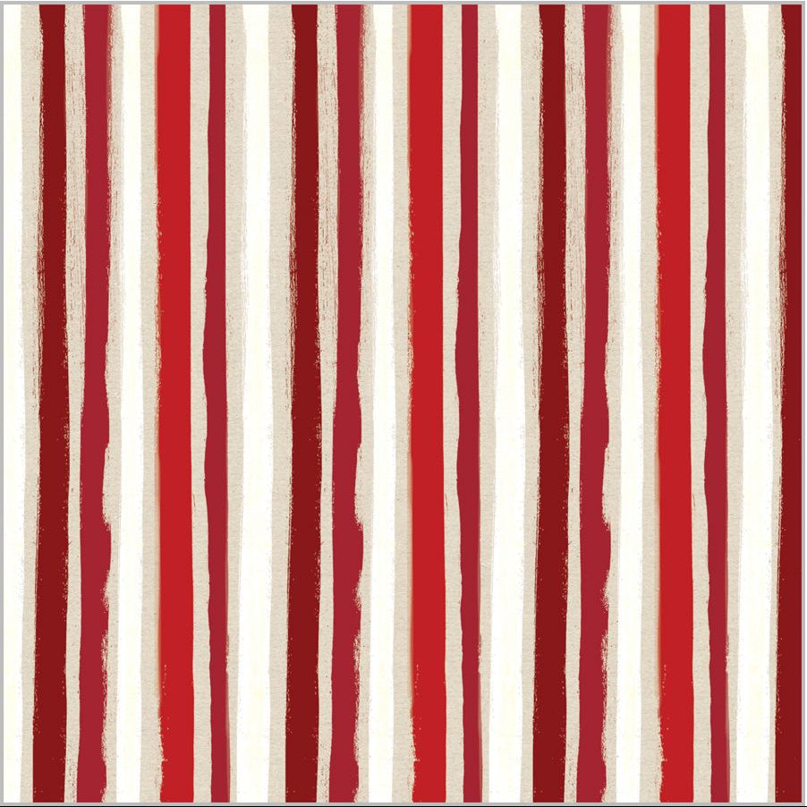 PPD Servetten 25x25cm - La Linea red