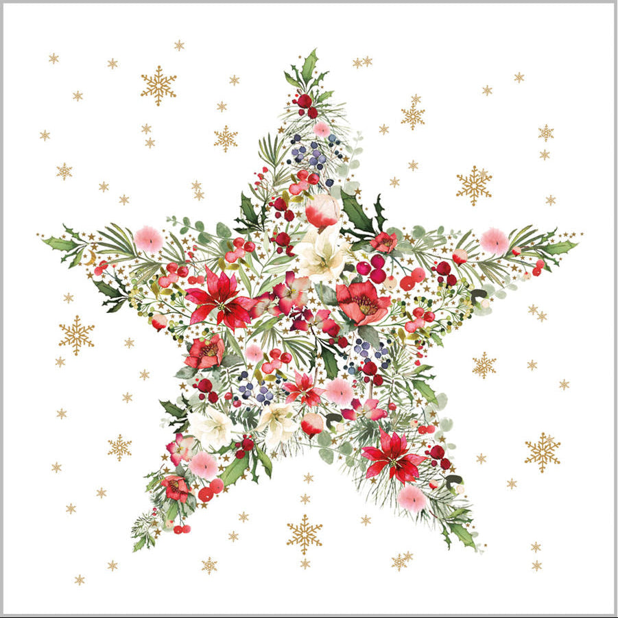 PPD Servetten 25x25cm - Beautiful Christmas Star