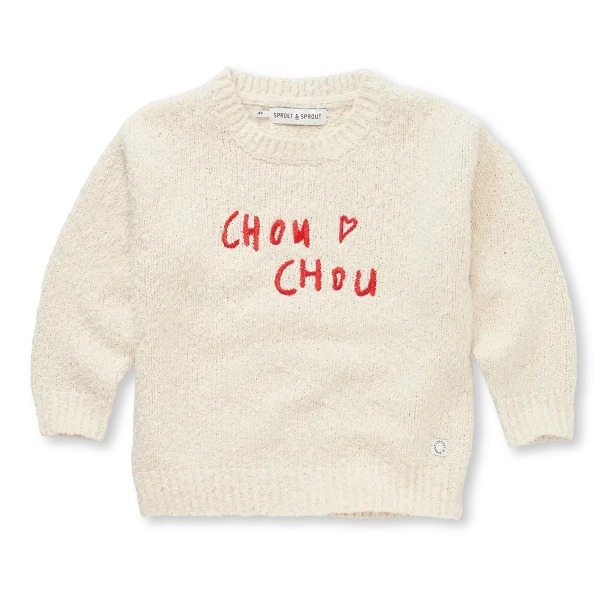 SPROET & SPROUT Sweater chou chou - ivory - 4j.