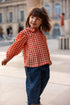 SPROET & SPROUT Girls check blouse - grenadine - 8j.
