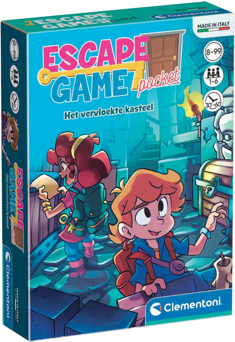 CLEMENTONI Escape Room Game - Het vervloekte kasteel
