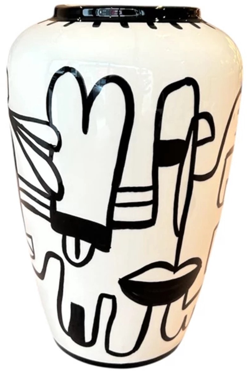 VAL POTTERY Julie Loeckx vaas NOIR