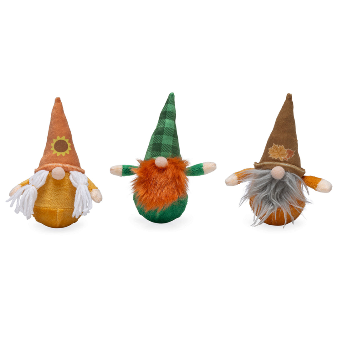 BEEZTEES pluche kattenspeelgoed wobbler kabouter 14x7x6