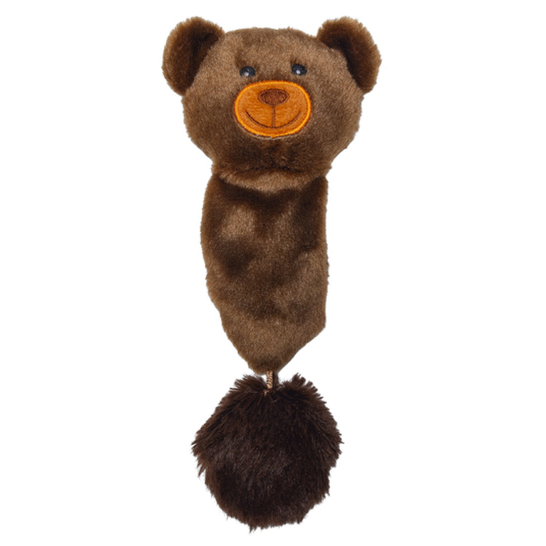 BEEZTEES pluche kattenspeelgoed beer balu brn 24x8,5x3