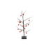 HUBERT Kerstboom m/ verlichting LED 20x80cm 72LED - zwart/rood
