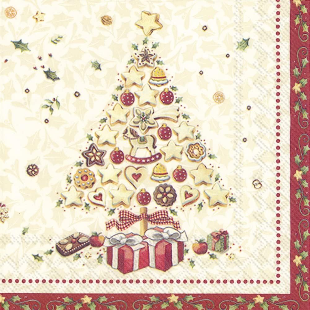 IHR Servetten 25x25cm - Christmas Bakery Tree 3245502300