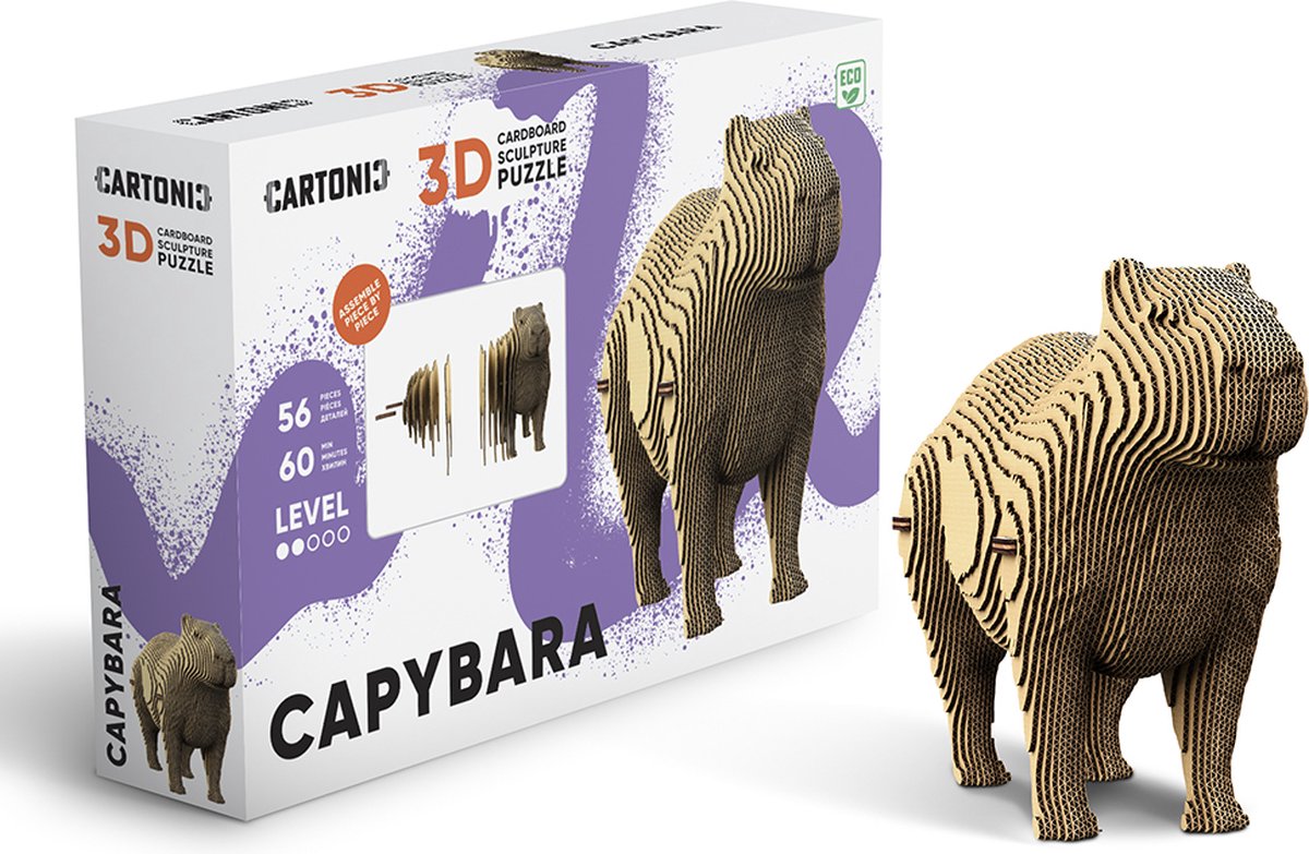 CARTONIC 3D puzzel - Capybara
