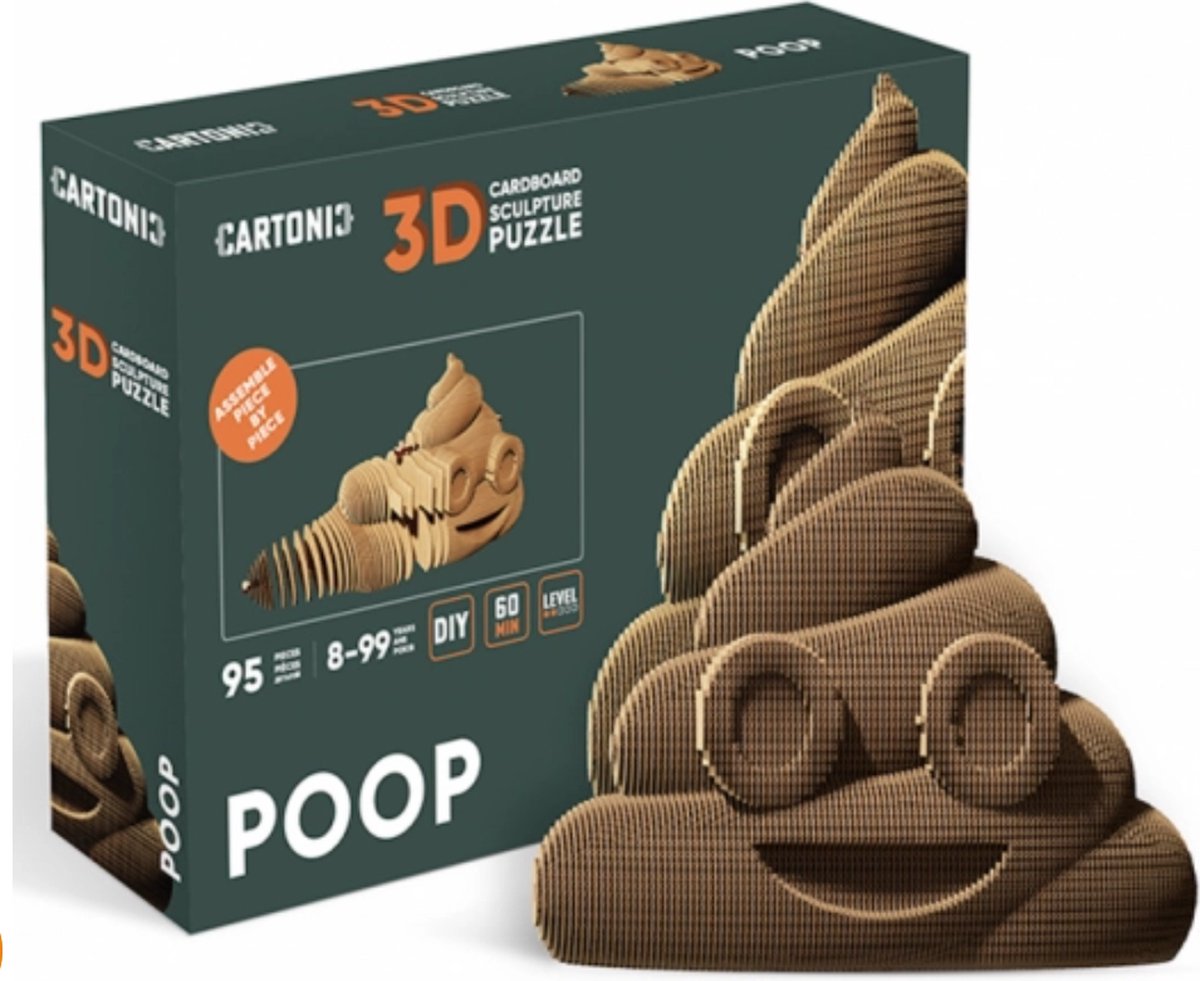 CARTONIC 3D puzzel - Poop