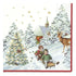 IHR Servetten 25x25cm - Annual Christmas Snow