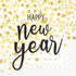 IHR Servetten 33x33cm - Confetti New Year gold 3686001109