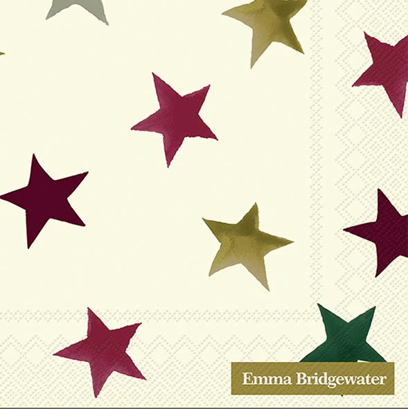 IHR Servetten 25x25cm - Christmas Stars cream 3834602960