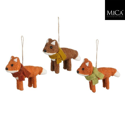 MICA hanger vos 13x9cm - ass. (prijs per stuk)