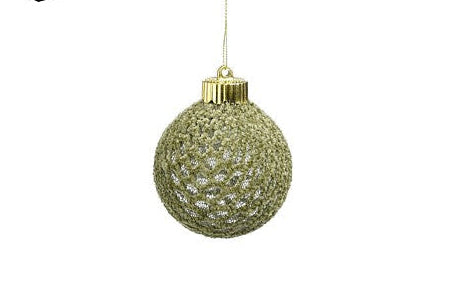 MICA kerstbal onbreekbaar 8cm - groen