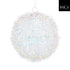 MICA Kerstbal glitters 20cm - parelmoer