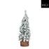MICA  kerstdeco kerstboom flocked- groen - ass. (prijs per stuk)