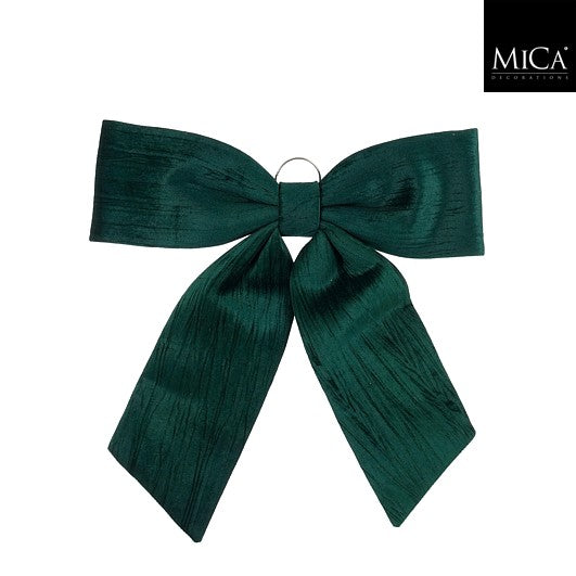 MICA kerstdeco strik 57x63cm - d. groen