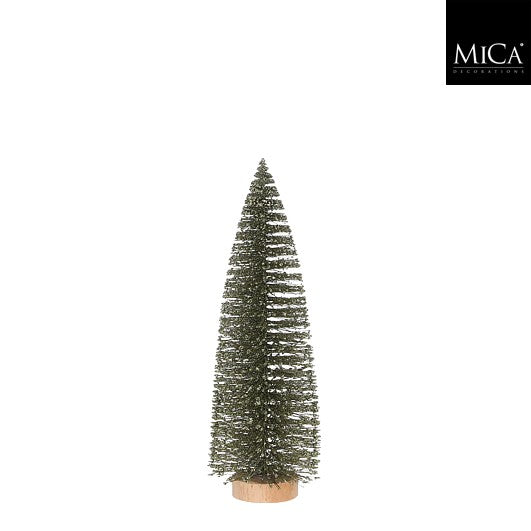 MICA kerstdeco kerstboom 32x10cm - groen
