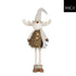 MICA Kerstfiguur rendier telescopisch  - grijs