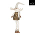 MICA Kerstfiguur rendier telescopisch - 27x23x68/105cm - grijs