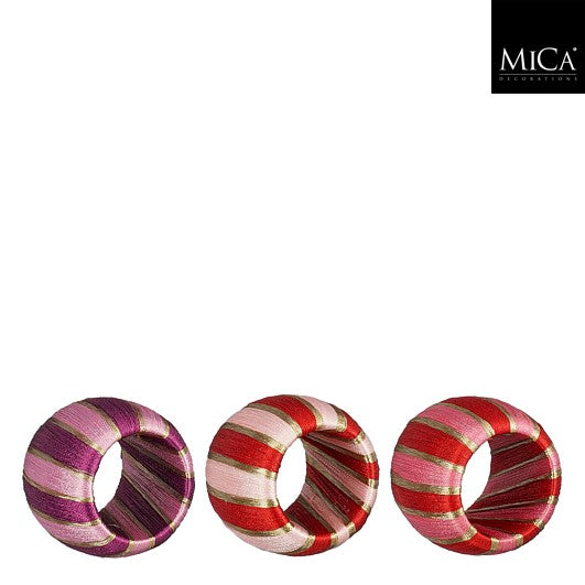 MICA kerst servetring 4cm - ass. (prijs per stuk)