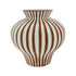 HOME SOCIETY Vaas - terracotta/streep
